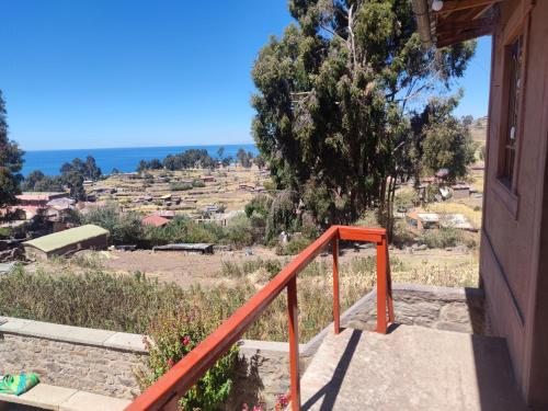 Balkons/terase, Home in Taquile - Q'uñi wasi (Home in Taquile - Q'uni wasi) in Hilanopampa