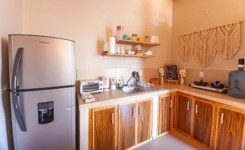Central Studio with Fast WiFi & Beach Steps Away in Lo de Marcos, Mexico