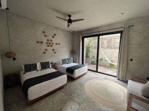 Chambre double, deluxe, vue partielle sur la mer