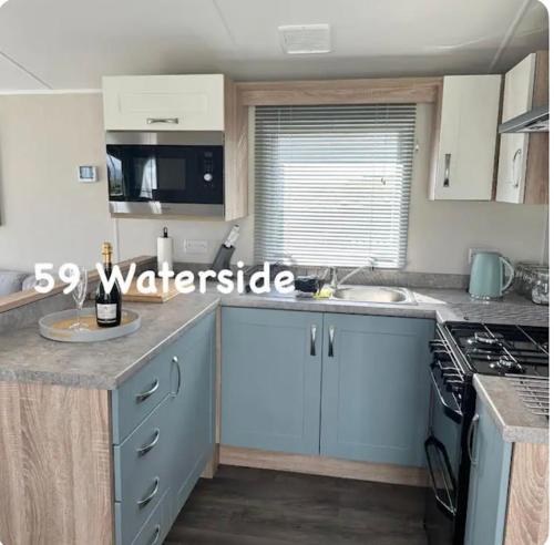 virtuve, Waterside 59 in Abererch