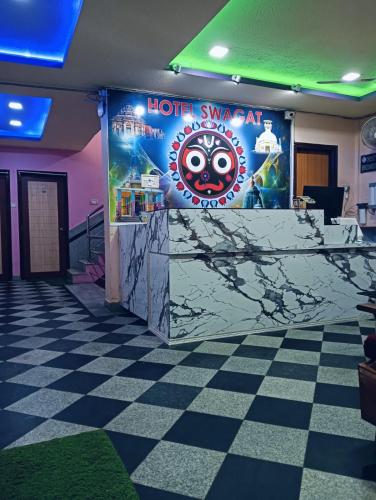 Lobby, Hotel Swagat in Puri