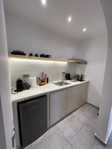 ห้องครัว, Santozen Suites in ซานโตรินี