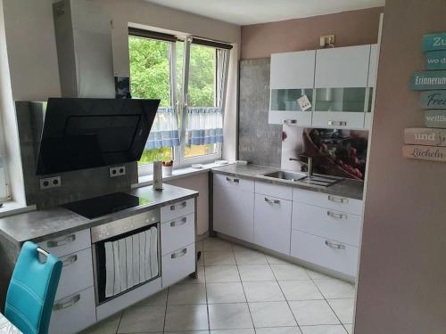 Konyha, Schöne Ferienwohnung (Schone Ferienwohnung) in Anklam