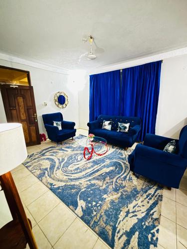 2 bedroom all ensuite located behind Go kart 5 minutes walk to the beach near Severin lodge Neptune  in Mombasa