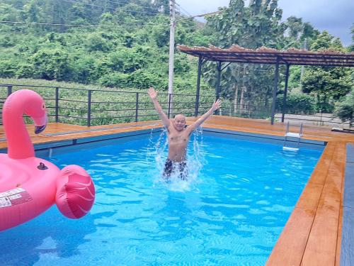 Swimming pool, Tantai Farm Stay at Khao Yai in Wang Sai