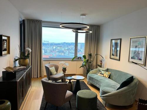 Luxury flat in Sky Park, castle view, free parking, Bratislava (fotografie 3)