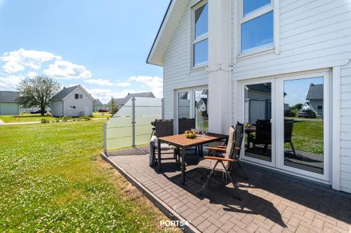 Балкон, Ferienhaus Tüddis Huus Olpenitz (Ferienhaus Tuddis Huus Olpenitz) in Oлпеніц