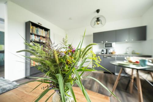 廚房, Ferienwohnung Brenztal in 布倫茨河畔京根