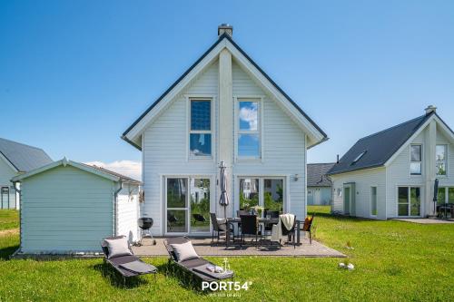Balcony/terrace, Ferienhaus Strandhafer Olpenitz in Olpenitz