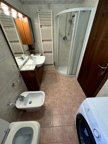 cabină de duș, Appartamento in centro storico in Monselice