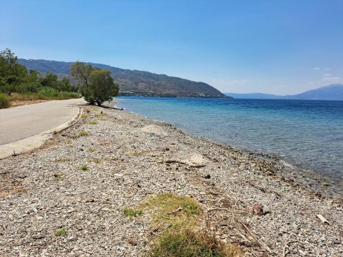 Strand, ATHINA-Georgia in Longos Aegio