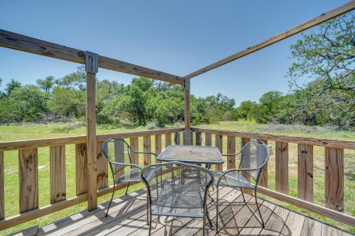 Serene Hill Country Cabin with Deck Near Wineries! in Fredericksburg, USA