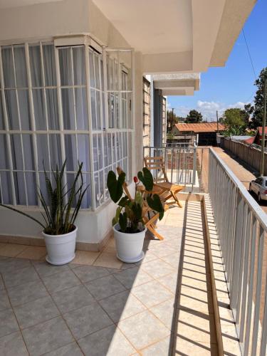 Balkon/Terrasse, WhiteRose Apartments in Meru