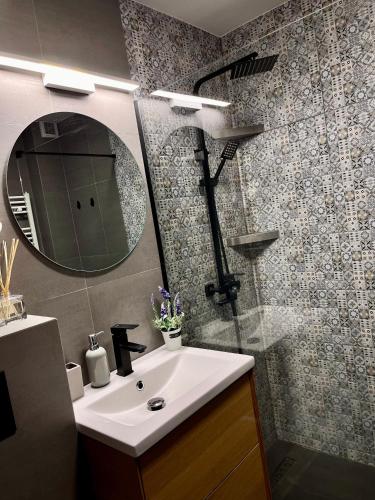 浴室, Comfortable Baia Mare Apartment in 巴亞馬雷市中心