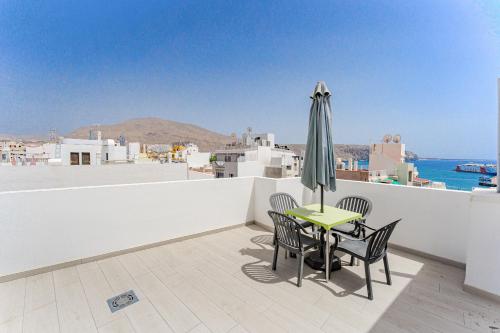 Few steps from the beach hostel in Los Cristianos in Tenerife