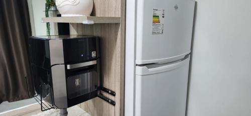 Kitchen, Lagoa Quente Flat in St. Lagoa Quente