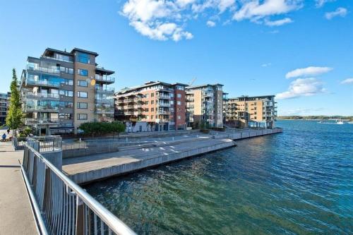 Kaldnes Brygge Fantastic location Great city view in 通斯堡市中心