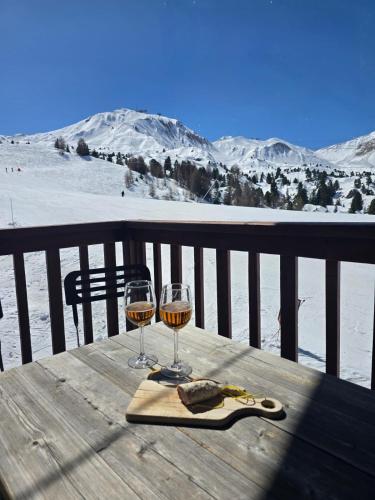Duplex 90m2 sur les pistes DU DIMANCHE AU DIMANCHE - Location saisonnière - La Plagne-Tarentaise