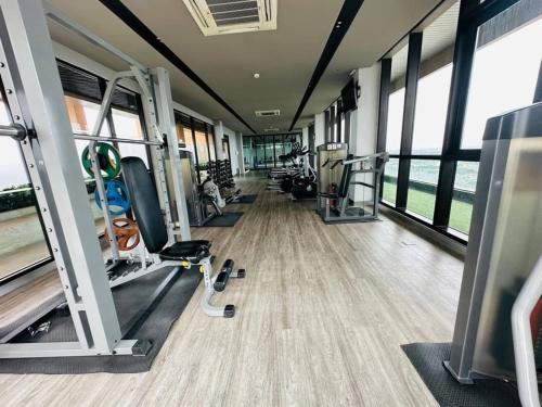 Fitness center, Minimal 2 BR next to IKEA, Central Westgate Bangyai near Talad Bang Yai MRT Station