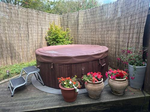 Kümblustünn, Lesbury Lodge - (a 'bijou residence') with hot tub in Lesbury