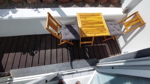 Балкон/тераса, Ferienwohnung MW 75 m2 Höxter Weserbergland Weser 2 Bäder Terrasse Wäsche Endreinigung (Ferienwohnung MW 4a bis 66 m2 Hoxter Weserbergland Weser 1-2P 1SZi mBad 3-4P 2SZi m2Bader Terrasse W) in Boffzen