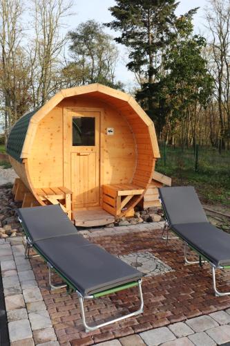 Sauna, Naturferienhof Märkisch Luch - Trapphahn (Naturferienhof Markisch Luch - Trapphahn) in Beetzseeheide