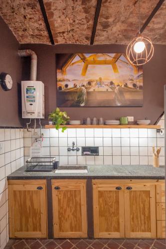 Kitchen, Maison Depla with rooftop, Jacuzzi, pool, and BBQ in Caballito