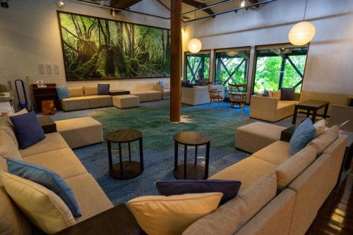 Yakushima Manten Ryokan — lounge area