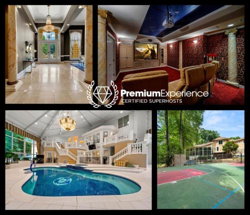 Mansion-Pool-Bball Court-Gym-Spa in Atlanta, USA