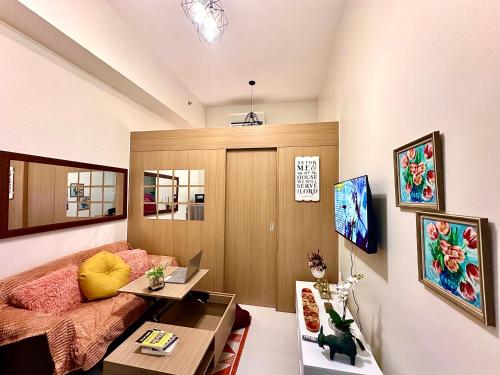 Luxury Condo with balcony on amenity floor, easy access to pool, Sky Garden, Working Lounge and Gym in Makati 7F, Manila (fotografie 6)
