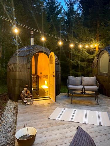 Garden, Pedaspa Igloo House and Sauna in Hara