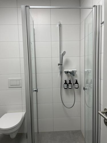 Shower, SweetHome - Studio Apartment Ergolding in Ergolding