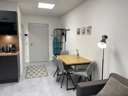 Kitchen, SweetHome - Studio Apartment Ergolding in Ergolding