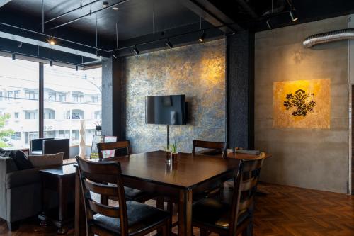 오키나와 본섬 アワセベイストリートホテル (アワセベイストリートホテル) 3성급 게스트하우스 로비