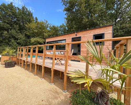 Tiny house romantique avec bain nordique in Lafrancaise