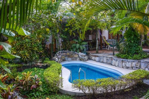 Peldbaseins, Jardín Secreto Bungalows (Jardin Secreto Bungalows) in Aquismón