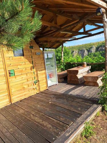 Viesnīcas āriene, Ecopark Sadzhaka in Bozhichen