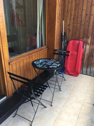 Balcony/terrace, La Plagne Bellecote in La Plagne