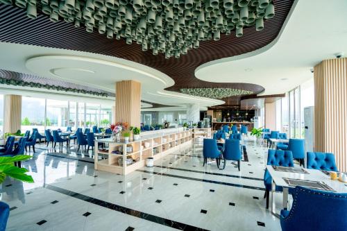 レストラン, S ヴァンヴィエン ブティック ホテル (S Vangvieng Boutique  Hotel) in ヴァン ヴィエン市内中心部