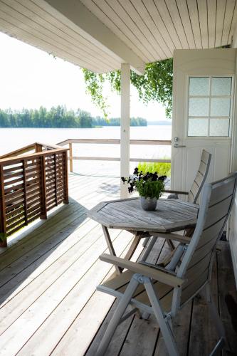 View, Villa Nurmenhelmi jarven rannalla in Lempaala