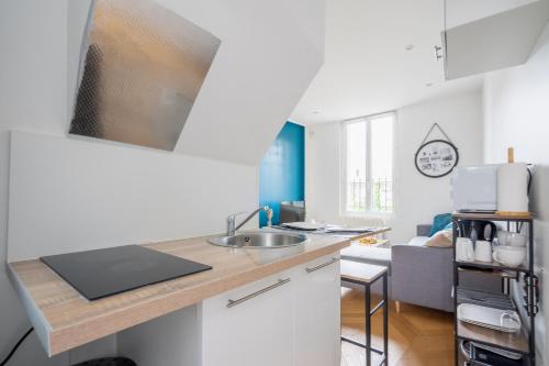 Kitchen, le Duplex des voyageurs in Aubervilliers