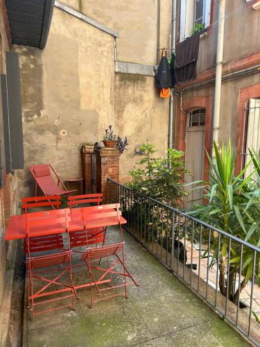 Le Toulousain 001 - Appartement calme en rez-de-chaussée avec Terrasse - Hypercentre, quartier Jeanne d'Arc, Тулуза (фото 7)
