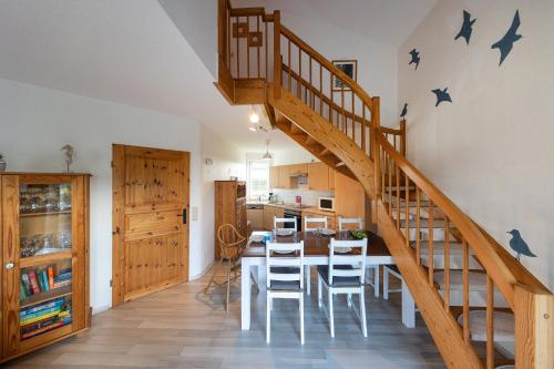 virtuve, Ferienhaus Achteck am Deich, Graureiherweg 4a in Wurster Nordseekuste