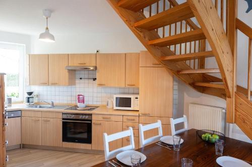 virtuve, Ferienhaus Achteck am Deich, Graureiherweg 4a in Wurster Nordseekuste