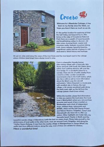 Cosy riverside cottage in beautiful Corris in Aberllefenni