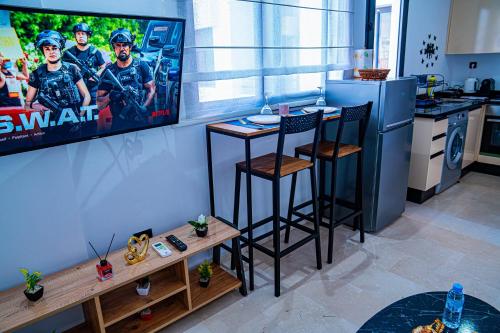 C102- Stylish and Functional 1 BR Apartment at the center of Belvedere, Casablanca (foto 7)