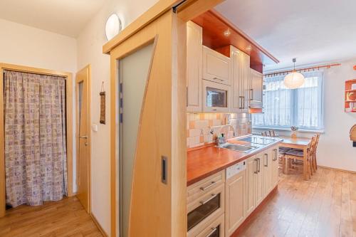 ห้องครัว, APARTMÁN pro turisty i home office (APARTMAN pro turisty i home office) in โฮลิเซ