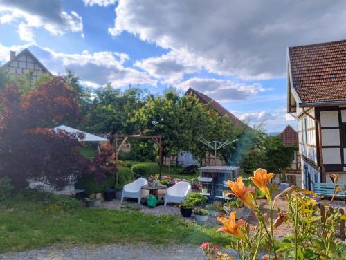 Garden, Minicamping und B&B Apartment Hintergarten in Kleinbartloff
