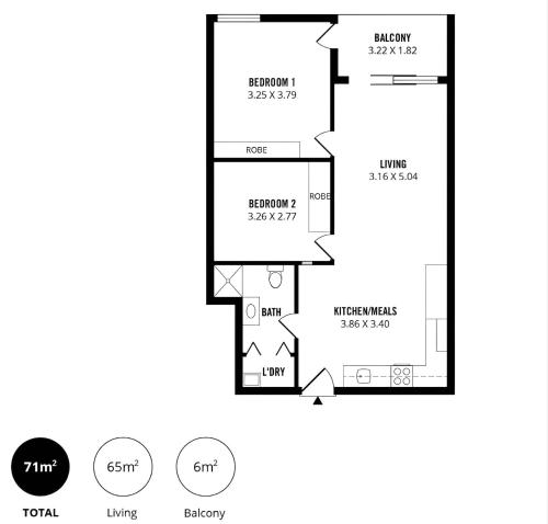 Two-Bedroom Apartment image 1