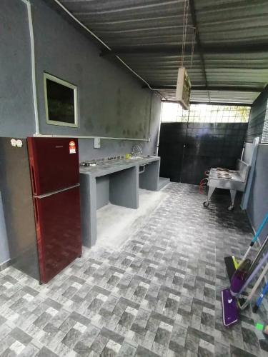 Kitchen, Haimara staycation, 1 house & 3 cabin with pool hulu langat, for small event in Hulu Langat
